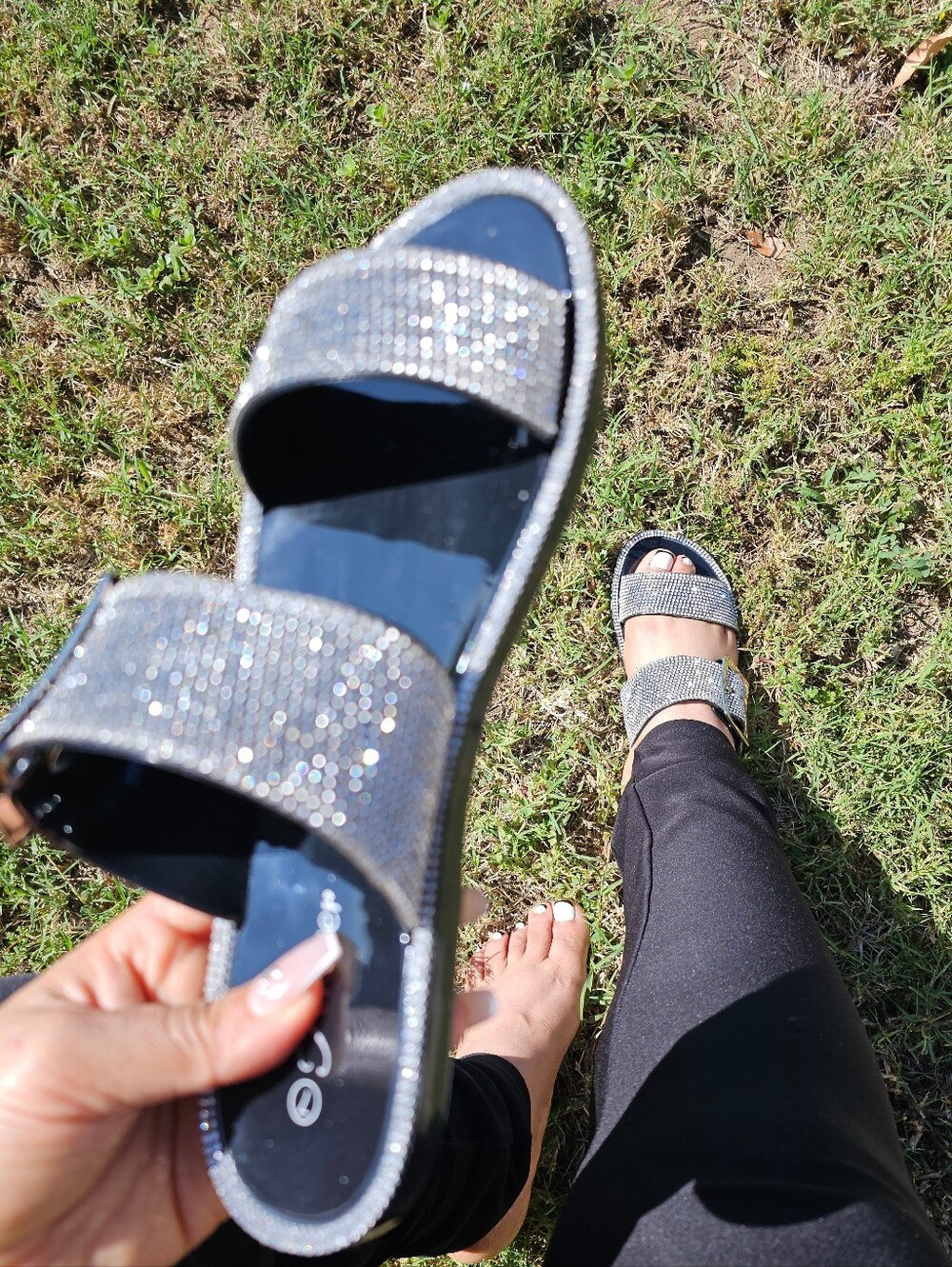 Just In Kayla Sparkling Sandal - Picture 3 of 9